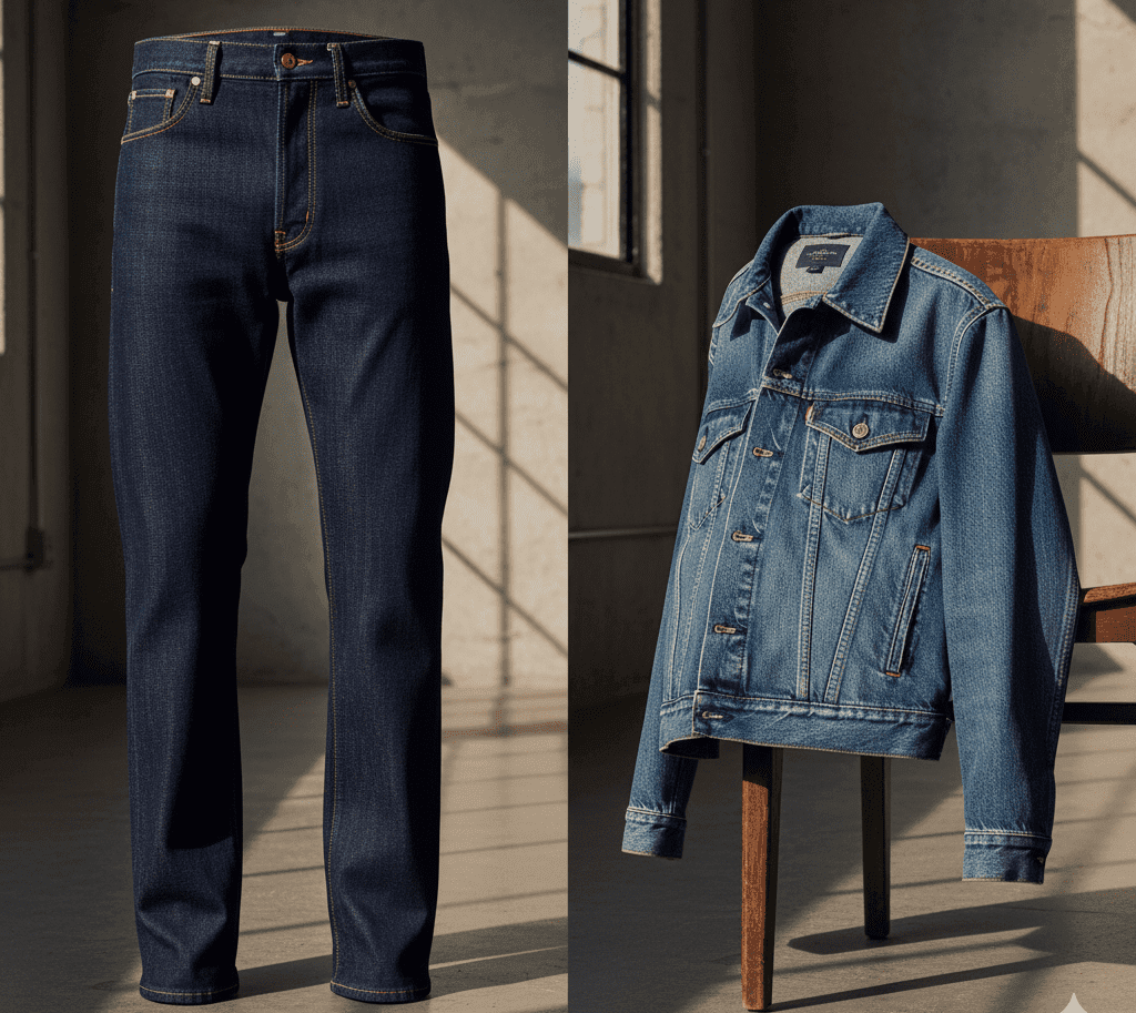 Classic Jeans And Denim Jacket