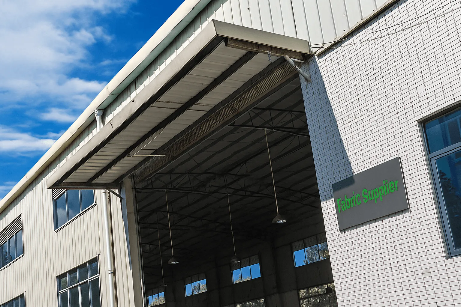 Fabric-Supplier Factory Entrance