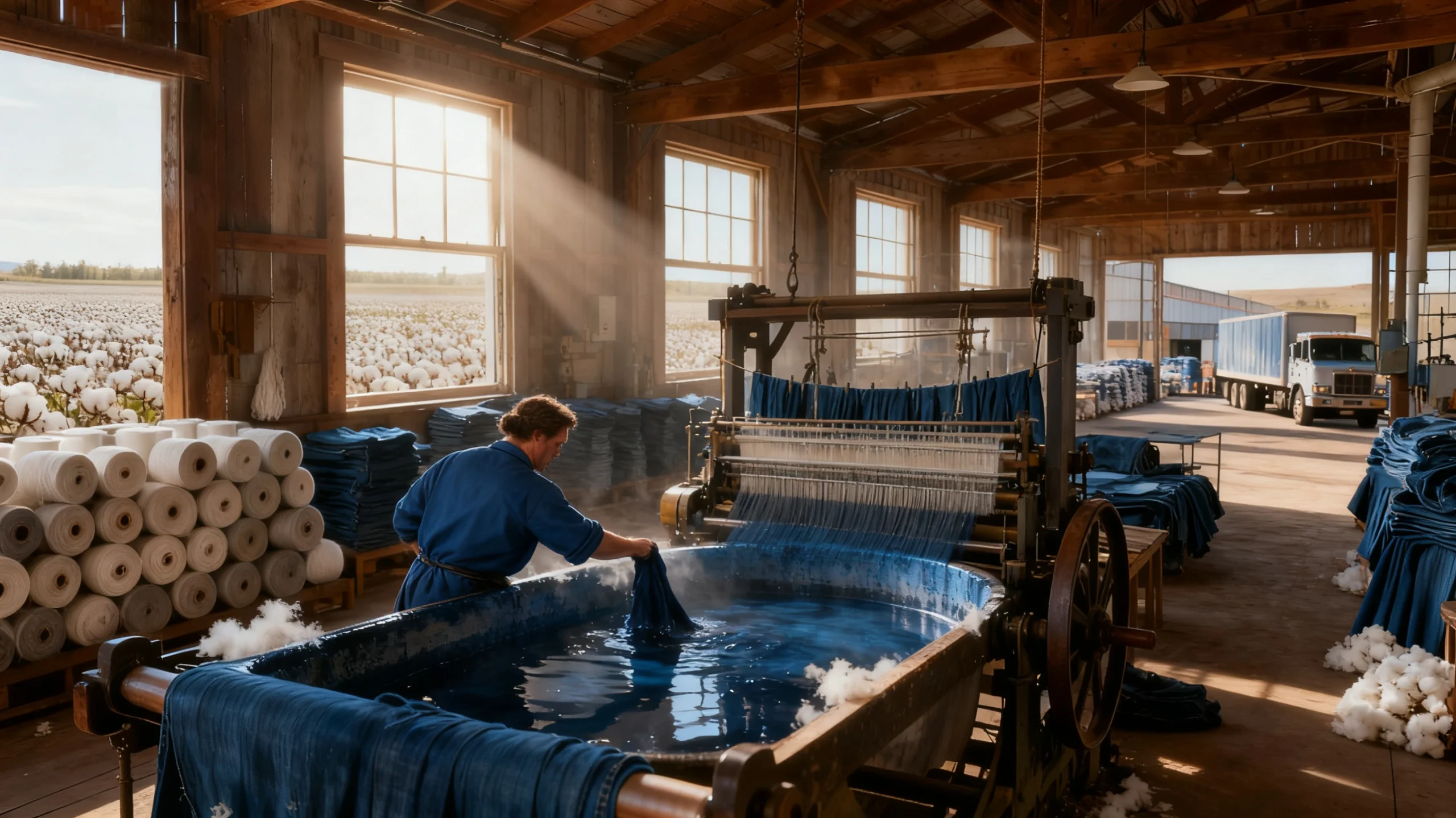Pictures Of Denim Production Areas