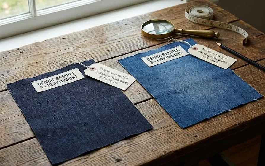 Two Key Indicators For Denim- Weight (Ounces) And Shrinkage Rate (%). Two Key Indicators For Denim- Weight (Ounces) And Shrinkage Rate (%).