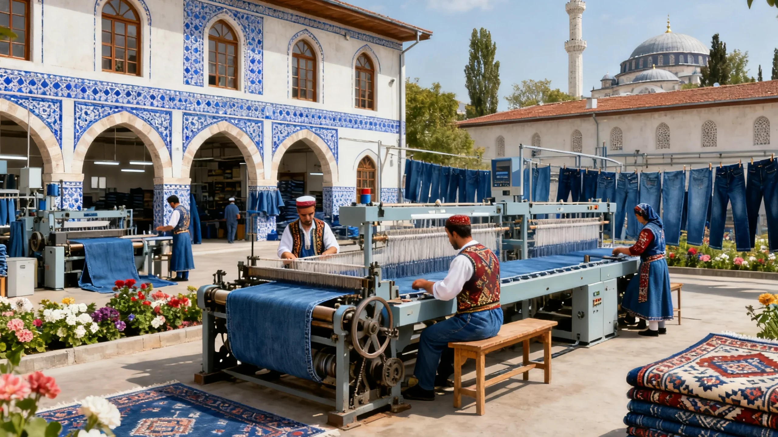 Workers In A Turkish Denim Factory Are Making Denim